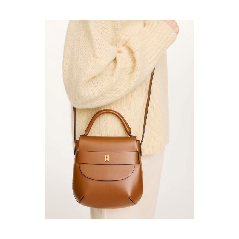 By Malene Birger Skuldertaske Maellon  Cognac 2