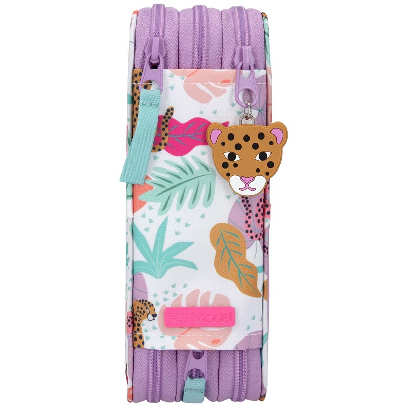 TOPModel Penalhus med fyld Urban Jungle Lilla blomst 3