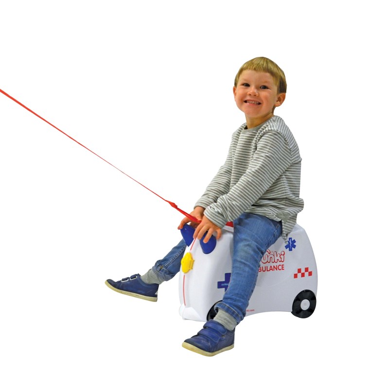 Trunki Børnekuffert Abbie Ambulance Hvid 5