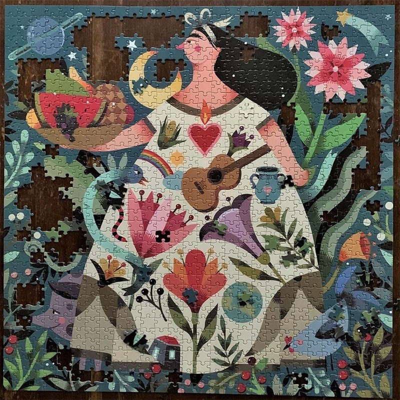 eeBoo Puslespil Moder Jord 1000 Mønstret 2