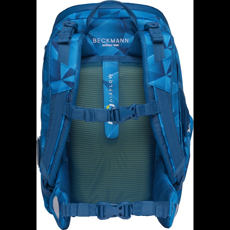 Beckmann Skoletaske Active Air Bl Light Blå/rød 5