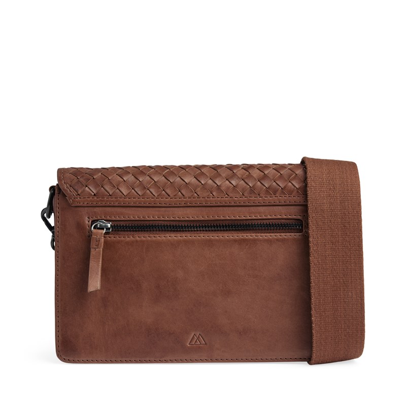 MARKBERG Crossbody Arabellambg Weave Cognac 5
