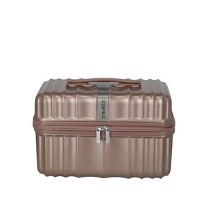 travelite Beautycase PAROS Mocca Brun