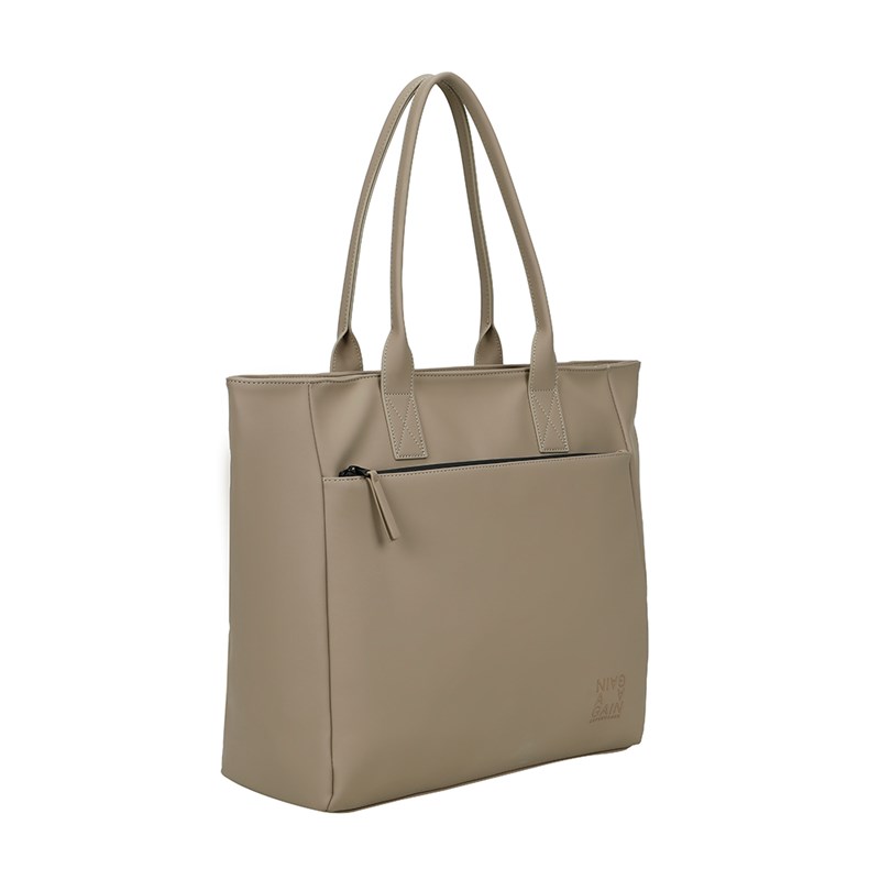 Again Shopper Zinc Beige 14" 3