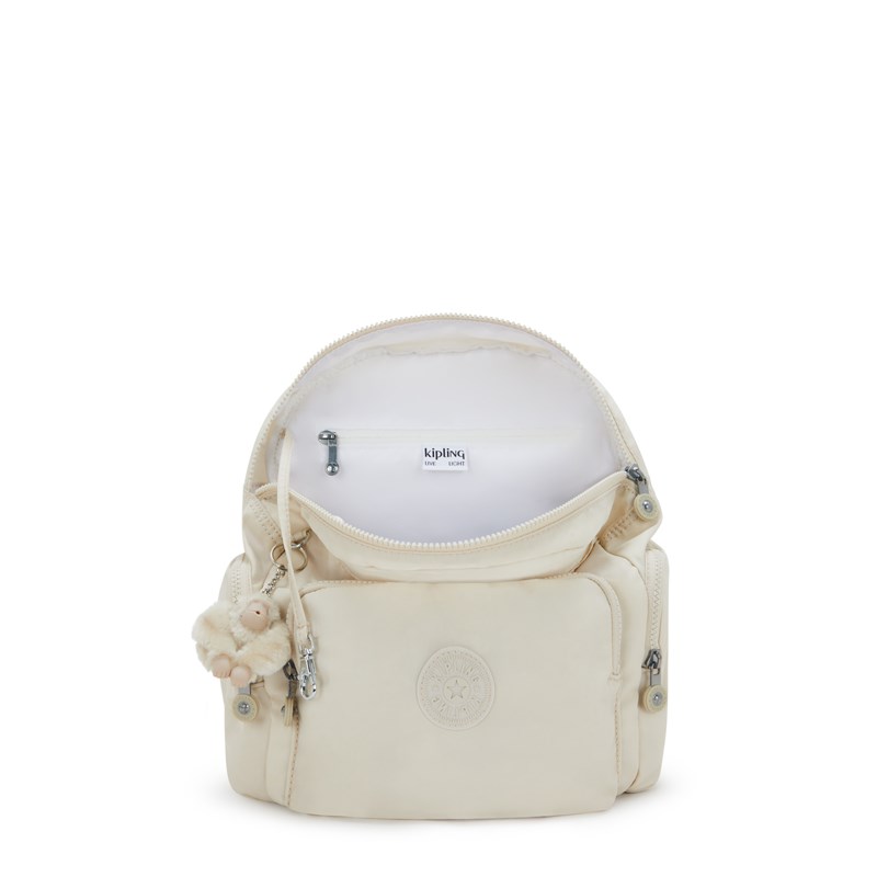 Kipling Ryggsäck City Zip S Beige 3