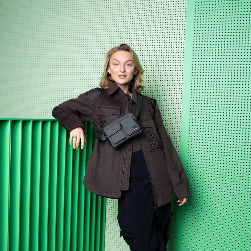 Kintobe Crossbody Mini Miles Mörkgrön 2