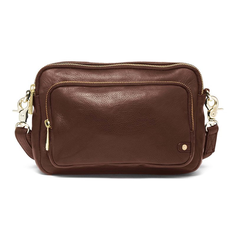 Depeche Crossbody Brun/röd 1