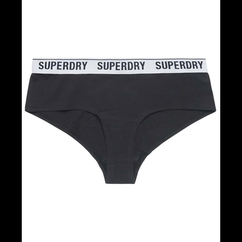 Superdry Trusser Hipster Brief Sort Str L