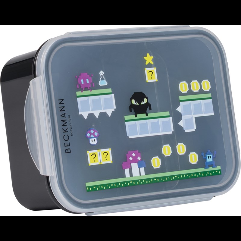 Beckmann Matlåda Pixel  Svart 1