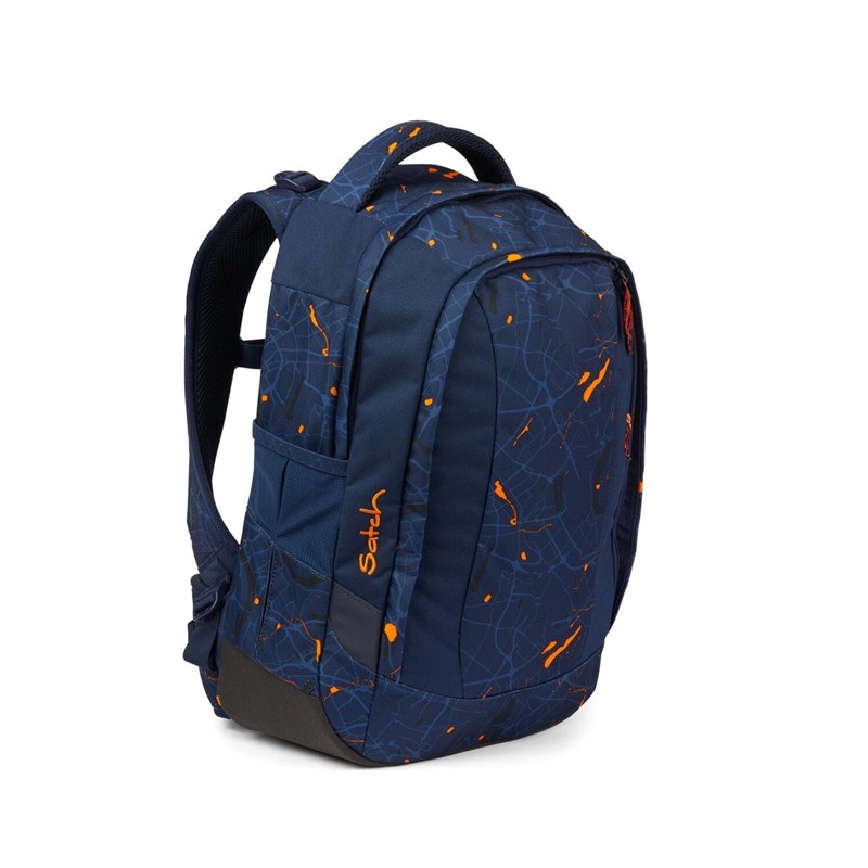 Satch Skoletaske Sleek Blå/orange 2