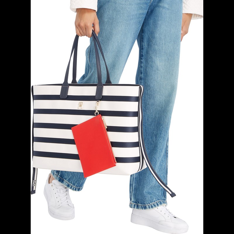 Tommy Hilfiger Tote Iconic Blå 13" 2