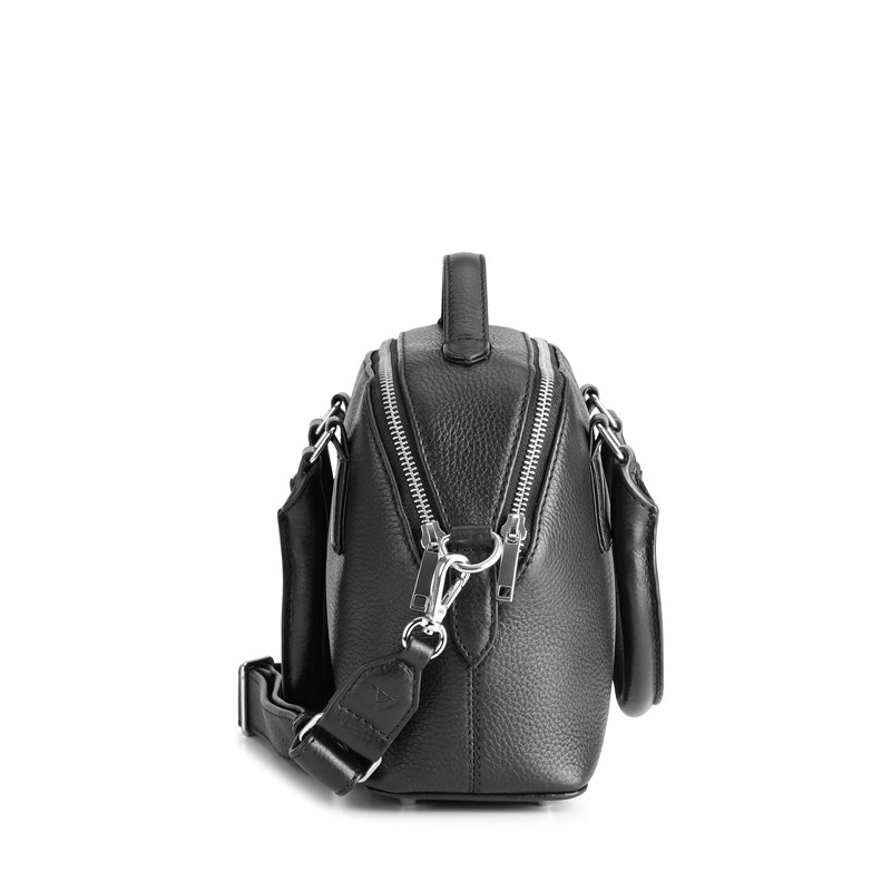 Markberg Håndtaske Evie Small Grain Sort 3