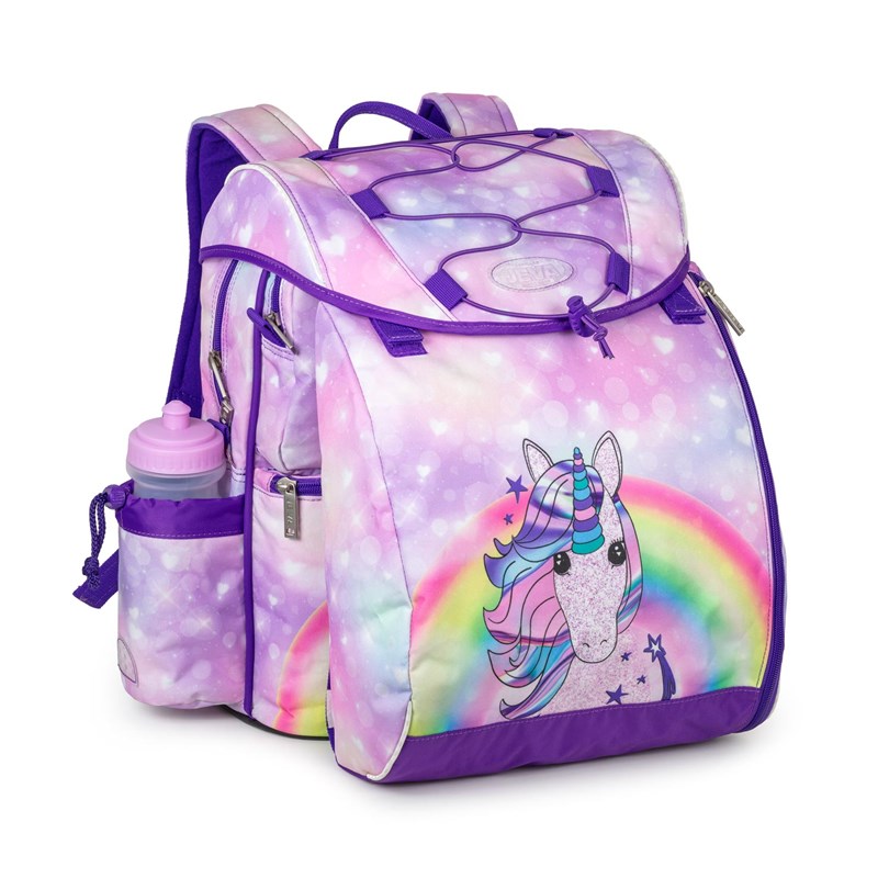 JEVA Skoletaskesæt Intermed Unicorn Lilla 4