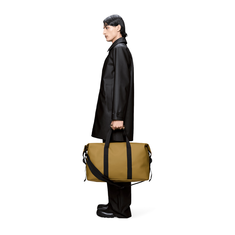 RAINS Rejsetaske Hilo Weekend Bag Brun/Beige 2