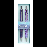 Stitch Kulspetspenna 2-pack Lilo & St Lila/ljusblå