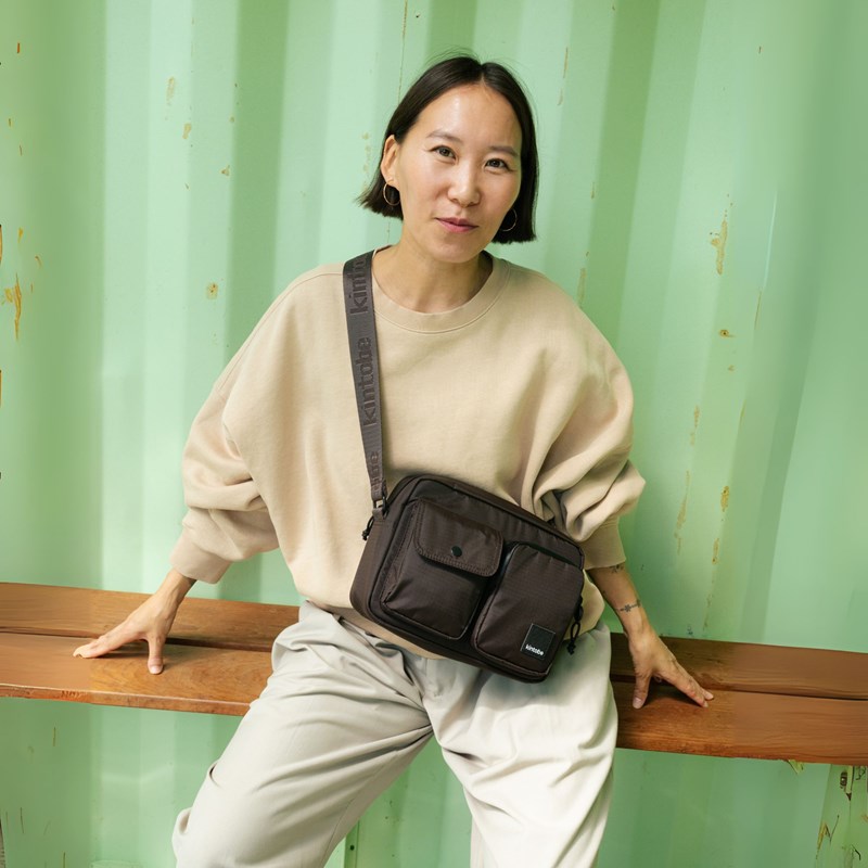 Kintobe Crossbody Miles Mocca Brun 2