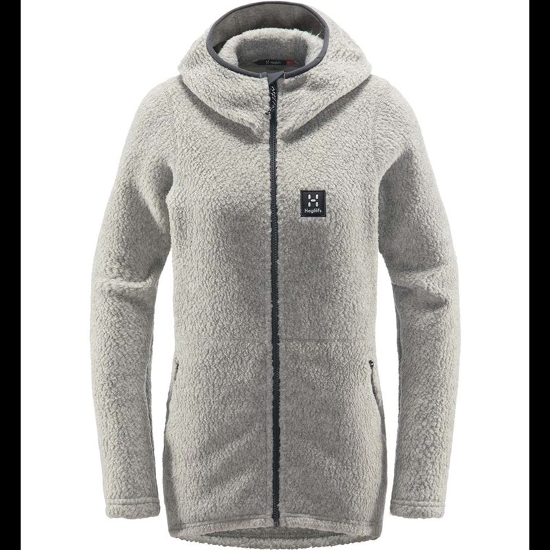 Haglöfs Trøje Pile Hood Dame Grå Str M 1