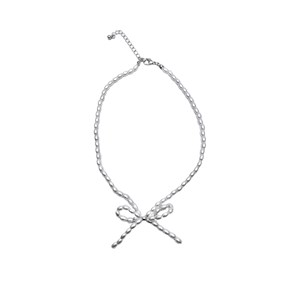 Conmé Halsband Bow Vit