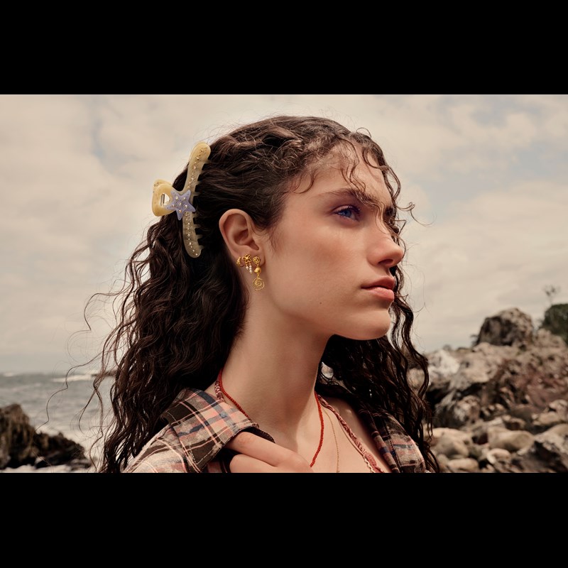 Maanesten Hårklemme Maribelle Lysegul 2