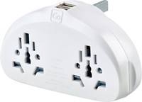 Go Travel Adapter Worldwide Duo Vit 1