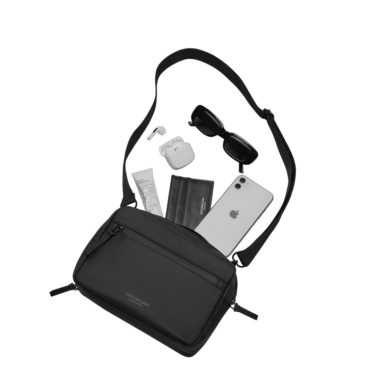 Gaston Luga Crossbody Däsh Box bag Svart 5