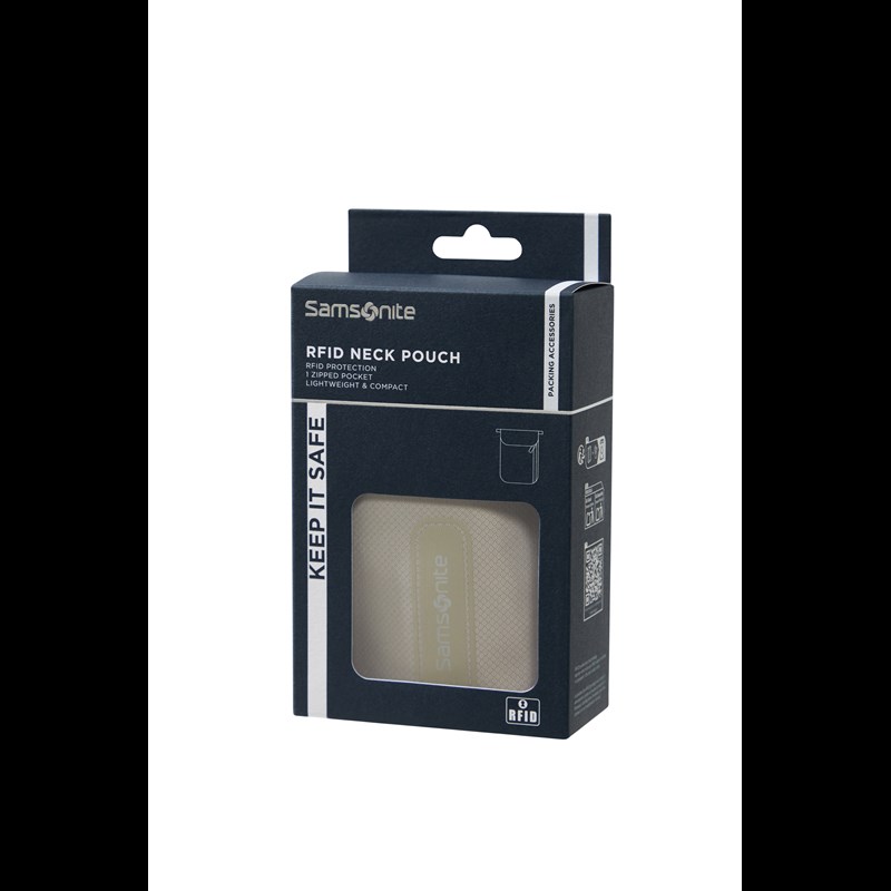 Samsonite Neck Pouch RFID Grå 4
