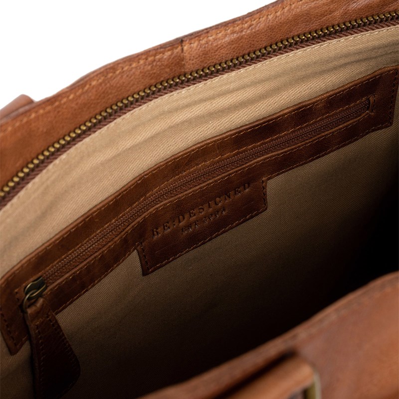 RE:DESIGNED Skuldertaske Liva Brun 15" 5