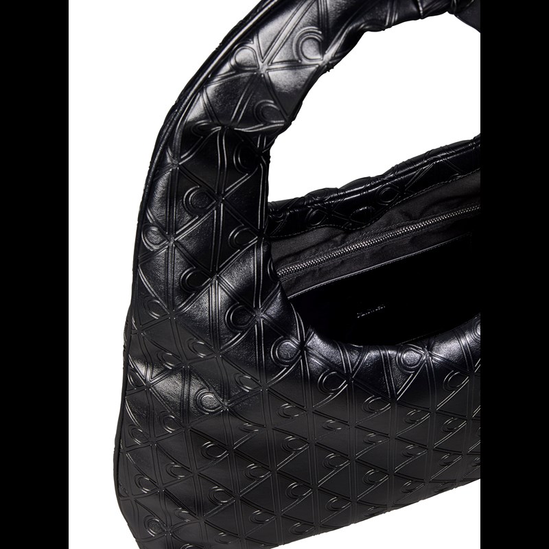 Calvin Klein Håndtaske Puffer Emblem Sort 4