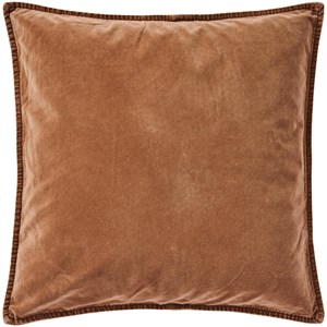 Ib Laursen Kuddfodral Velour 50x50cm Karamell