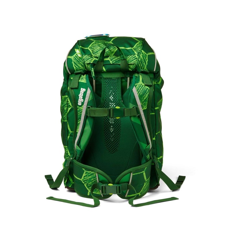 Ergobag Skoletaske Prime Eco Hero Grøn mønster 3