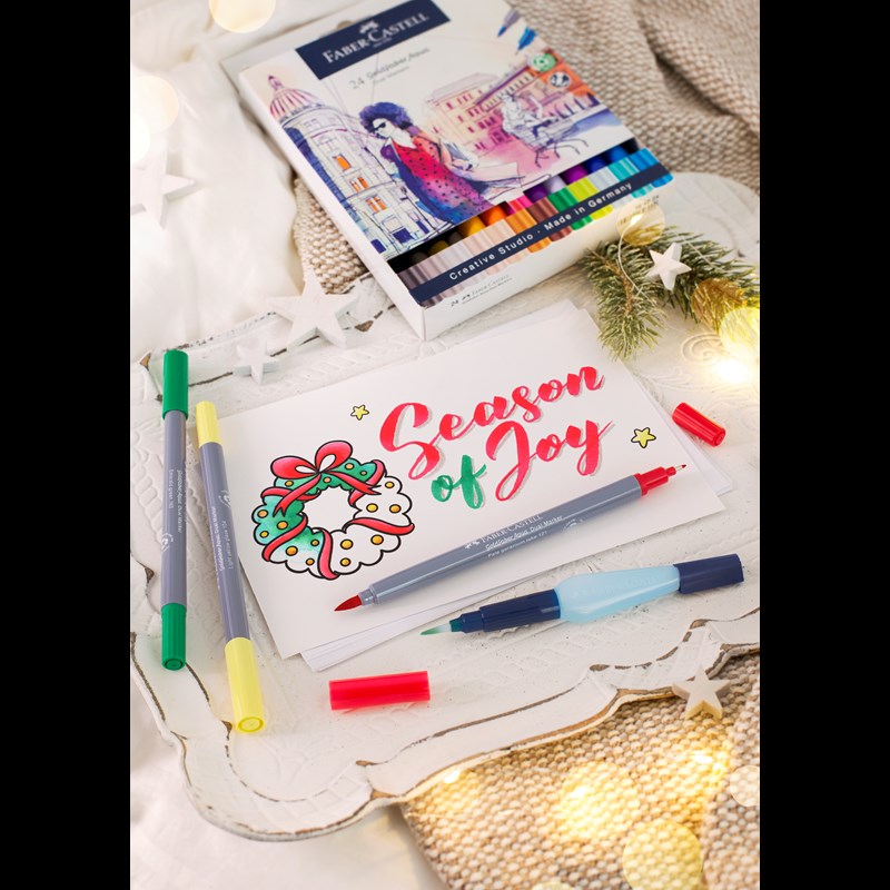 Faber-Castell Tuscher Goldfaber Dual 24 st. Multi 3