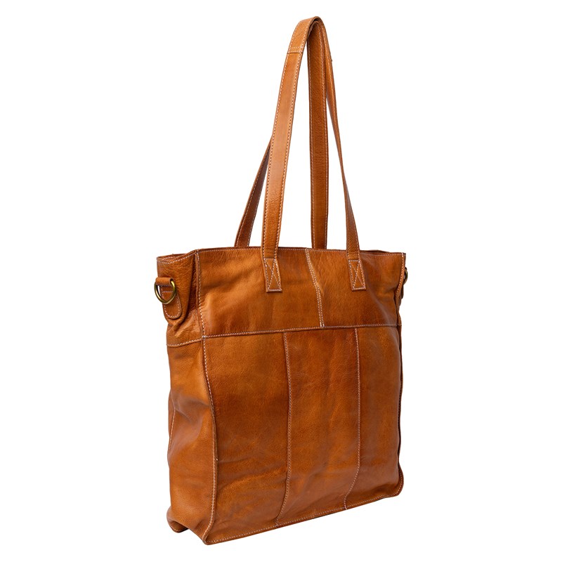 RE:DESIGNED Shopper June Cognac/brun 3