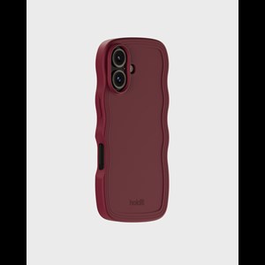 Holdit Mobilcover Wavy Iphone 16 Bordeaux alt image