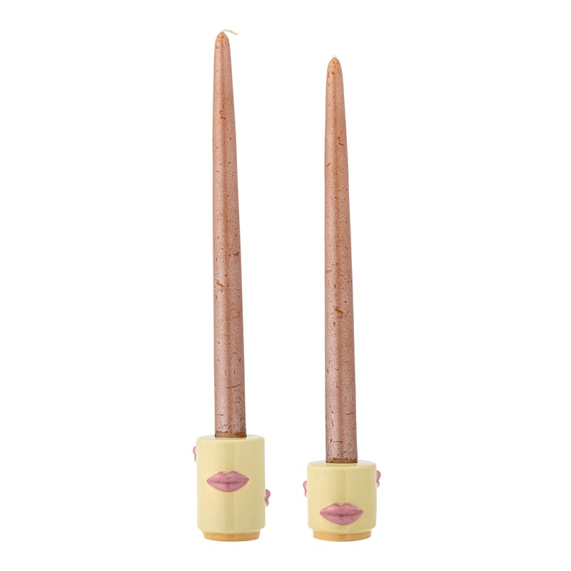 Bloomingville Ljusstake Sassy  Gul 2