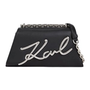KARL LAGERFELD Crossbody Signature Svart