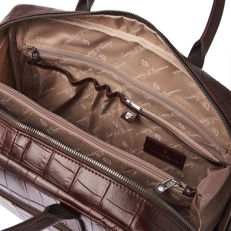 Castelijn & Beerens Computertaske Lisa RFID Mocca Brun 15" 8