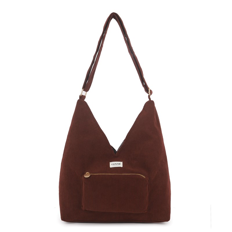 Conmé Skuldertaske Nanna pocket Bordeaux 1