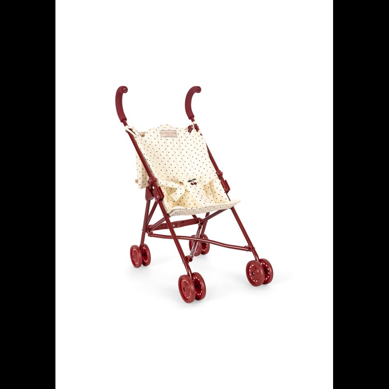 Konges Sløjd Docka barnvagn Estate Dot Röd/Vit 1