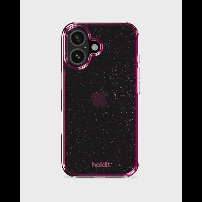 Holdit Mobilfodral Glitter Rosa Iphone 16 2