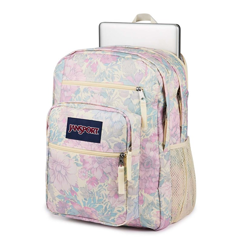 JanSport Ryggsäck Big Student Blå med blomma 15" 6