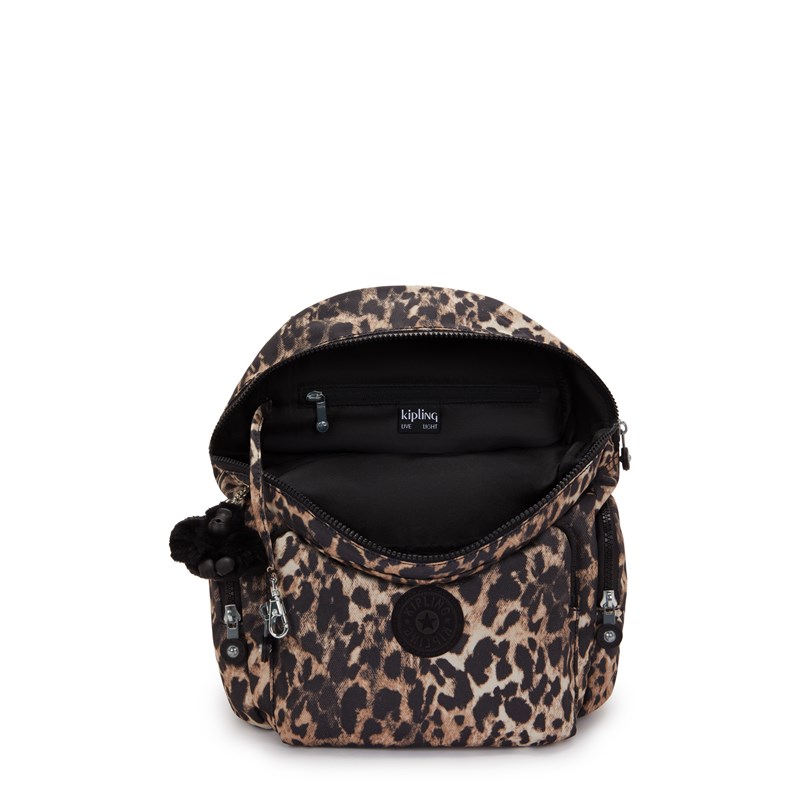 Kipling Rygsæk City Zip S Leopard 3