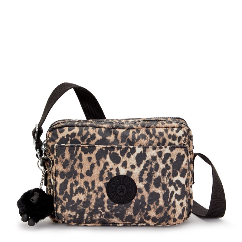 Kipling Crossbody Abanu M Leopard 1