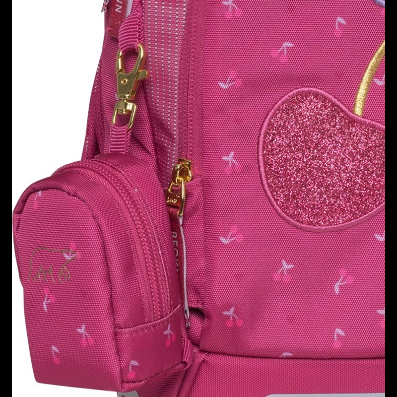 Beckmann Mini-ryggsäck med knappar Rosa 2