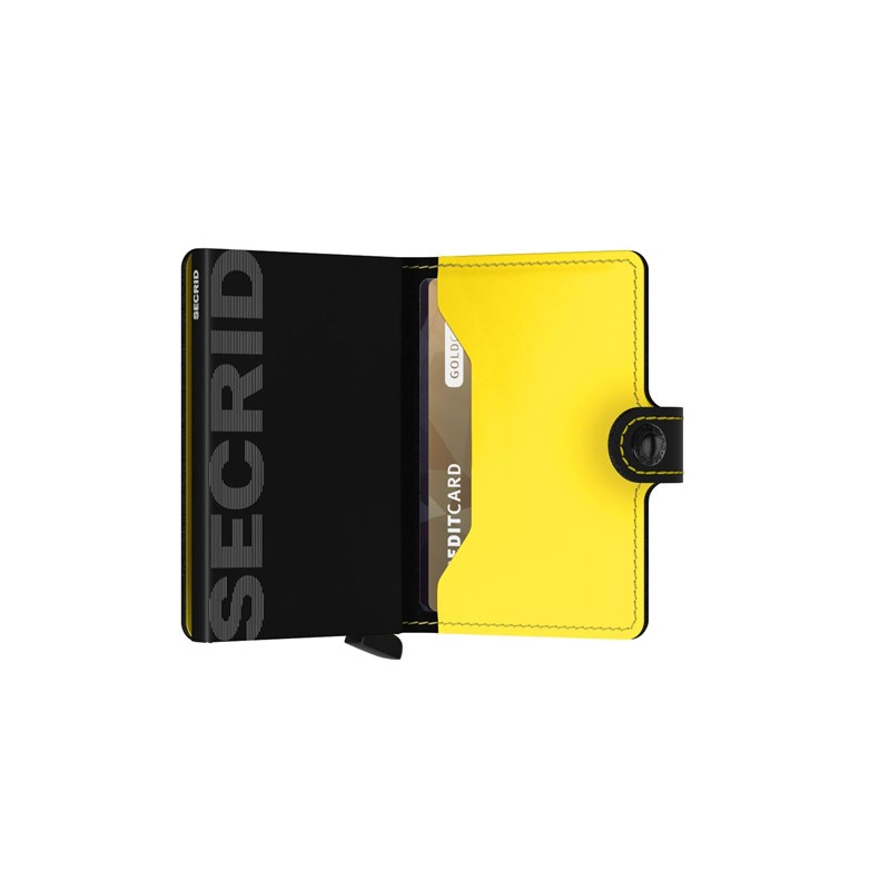 Secrid Kortholder Mini wallet Sort/Gul 4
