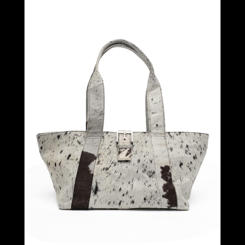 Núnoo Shopper Maxi Black Dots Hvid/sort 3