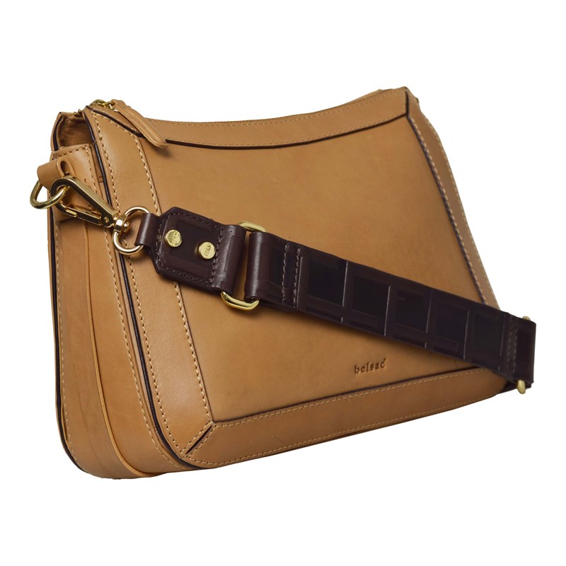 Belsac Skuldertaske Katjanna Camel 3