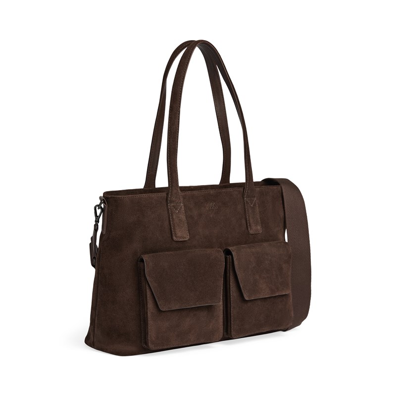 MARKBERG Datorväska KelseyMBG Suede M. Brun 14" 1