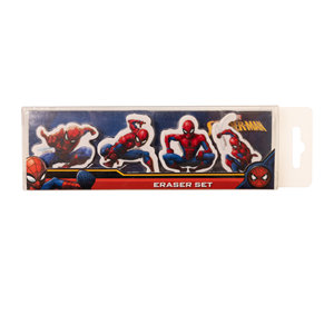 Spiderman Viskelædere 4 stk. Blå/Rød/Sort