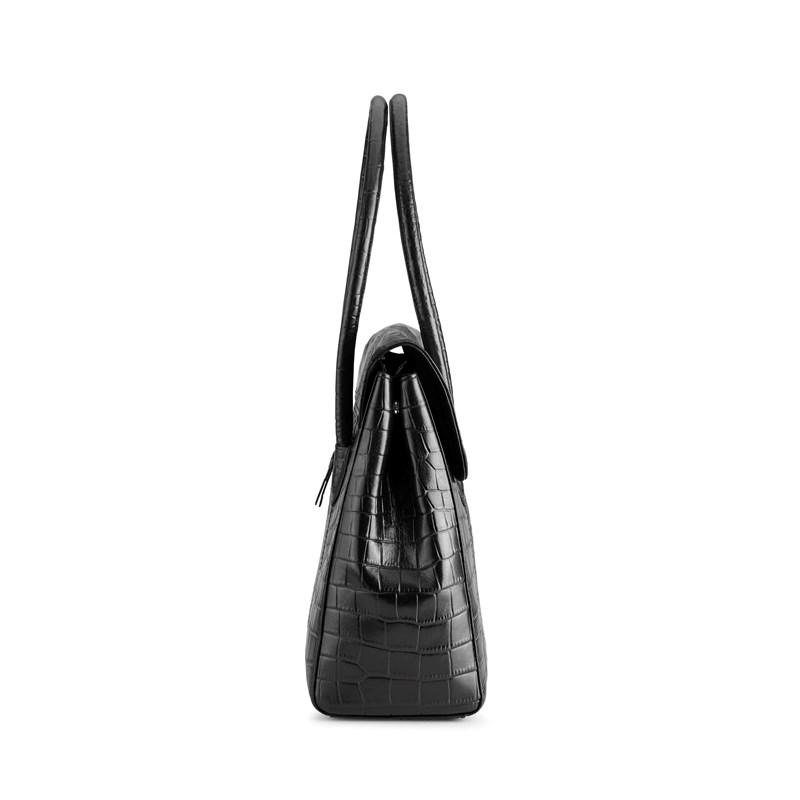 Aura Computertaske Zürich Sort/Croco 15" 4