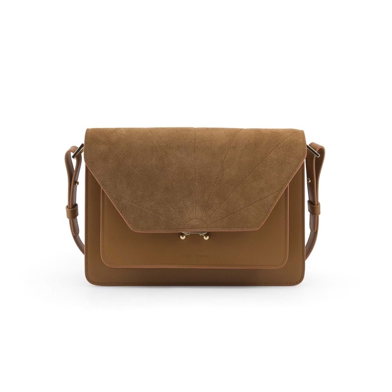 The Sticky Sis Club Crossbody Satchel Ton Sur Ton Brun 1